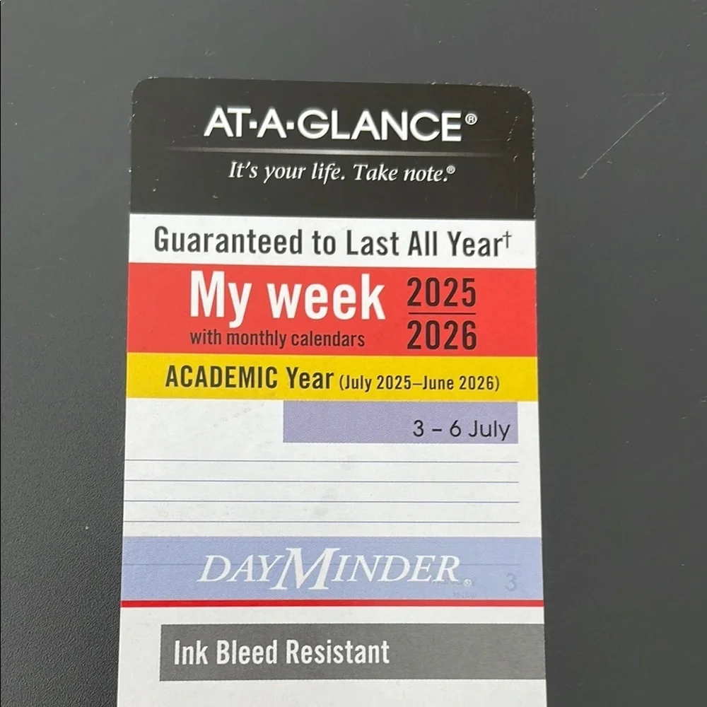 At-A-Glance Gray Academic Calander Office Planner